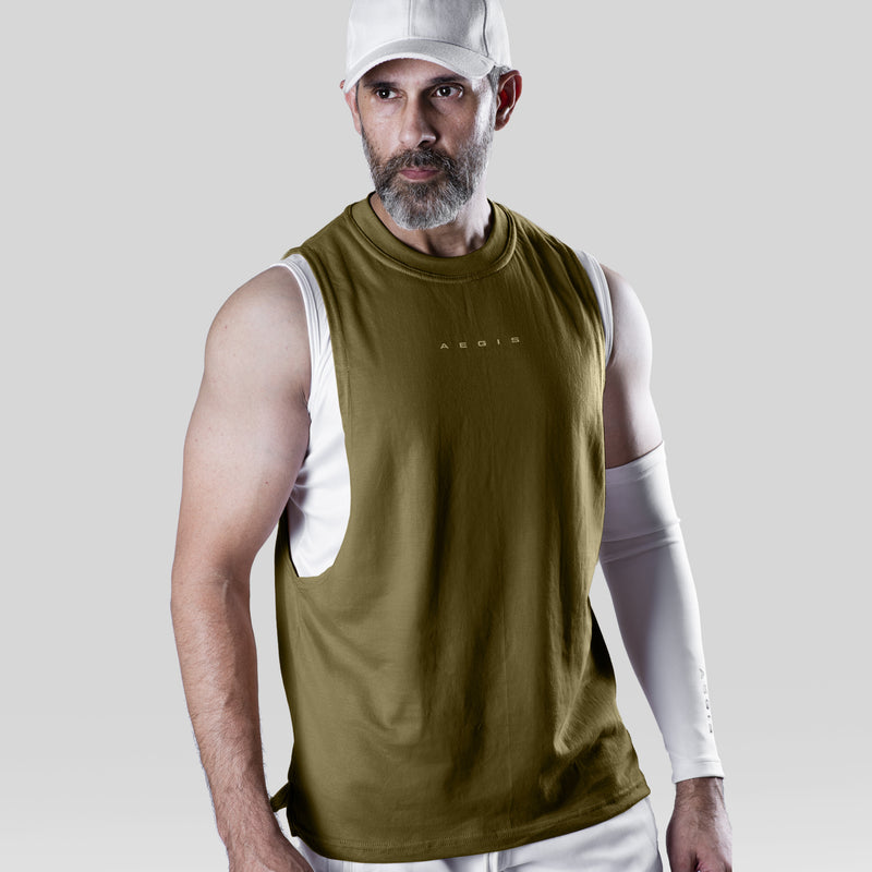 Muscle Tank - Olive