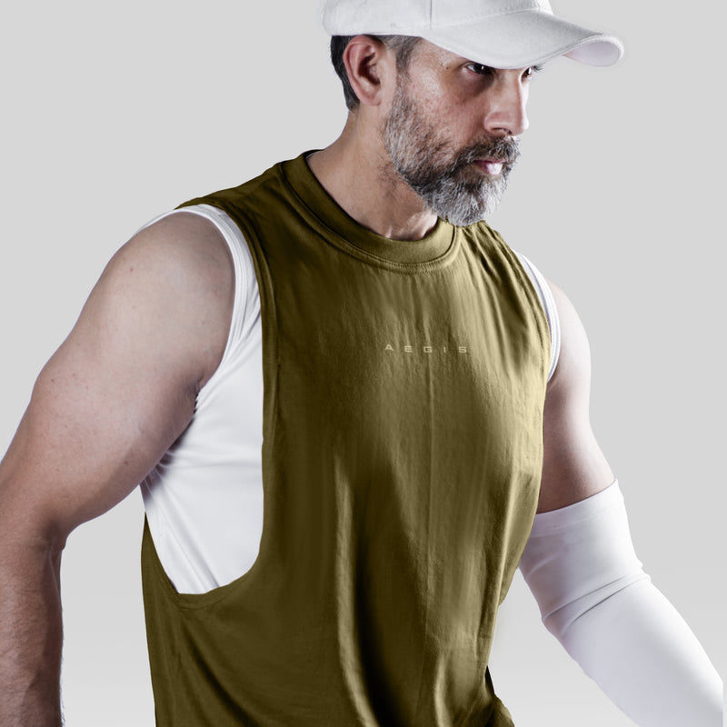 Muscle Tank - Olive