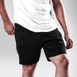 Hybrid Mesh Shorts- Black